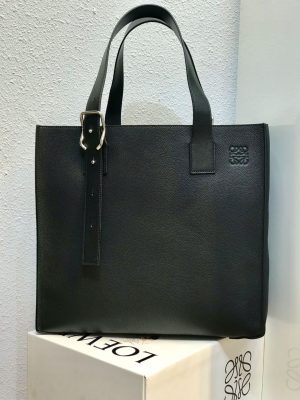 ロエベ Loewe バックルジッパー トート36*33*17cm