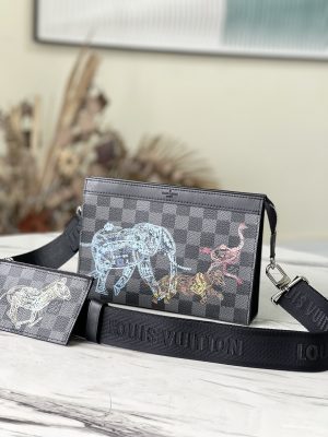 ルイヴィトン LouisVuitton N64608 ガストン・ウエアラブル ウォレット
