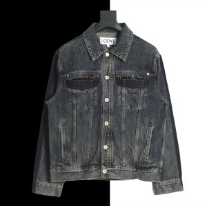 ロエベ Loewe カラーブロック デニムジャケット 22FW
