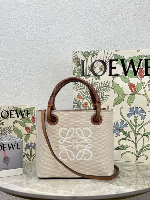 ロエベ Loeweアナグラム トートバッグ22*19.5*8.2cm