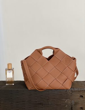 ロエベ Loewe ウーブン バスケットバッグ 38*20*18cm