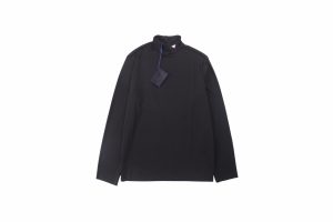 プラダ Prada  テクニカルジャージー モックタートルネック ブラック 21FW