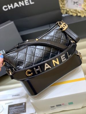 CHANELシャネル ガブリエル ドゥ シャネル スモール ホーボー バッグ A91810 15×20×8cm