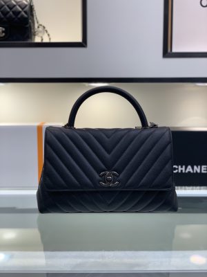 CHANEL 19C シャネル ココハンドルハンドバッグ  A92992