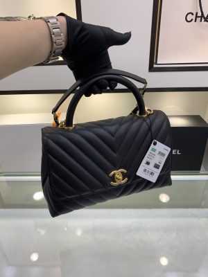 CHANEL 19C シャネル ココハンドルハンドバッグ  A92992