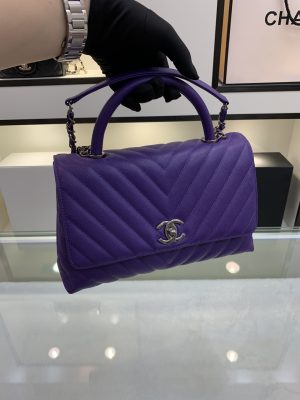 CHANEL 19C シャネル ココハンドルハンドバッグ  A92992