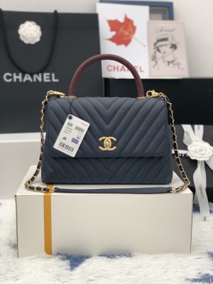 CHANEL 19C シャネル ココハンドルハンドバッグ  A92992