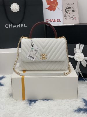 CHANEL 19C シャネル ココハンドルハンドバッグ  A92992