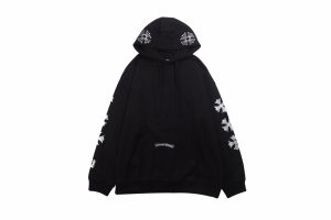 クロムハーツ CHROME HEARTS クロスロゴ  パーカー ブラウン
