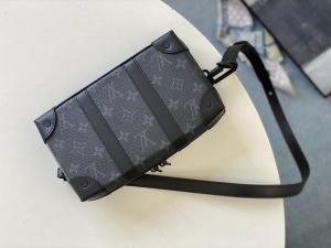 ルイ・ヴィトン スーパーコピー m45671 ソフトトランク・ウォレット | モノグラム・エクリプス キャンバス | ブラック | ショルダーバッグメンズ