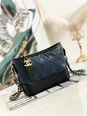 CHANELシャネル ガブリエル ドゥ シャネル スモール ホーボー バッグ A91810 15×20×8cm