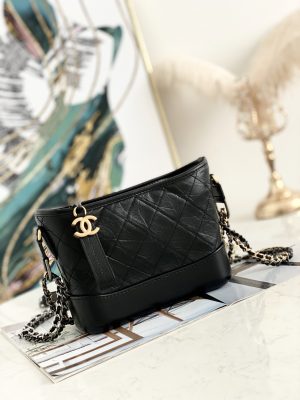 CHANELシャネル ガブリエル ドゥ シャネル スモール ホーボー バッグ A91810 15×20×8cm