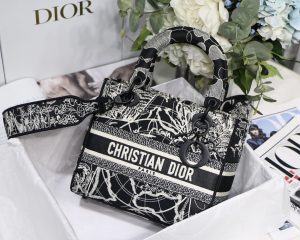 Dior ディオール LADY D-LITE ミディアムバッグ 24*20*11cm