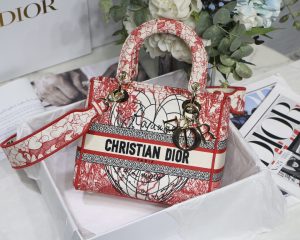 Dior ディオール LADY D-LITE ミディアムバッグ 24*20*11cm