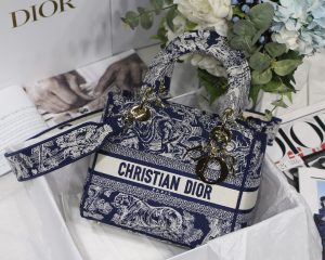 Dior ディオール LADY D-LITE ミディアムバッグ 24*20*11cm