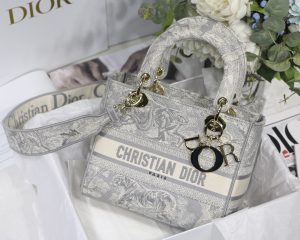 Dior ディオール LADY D-LITE ミディアムバッグ 24*20*11cm
