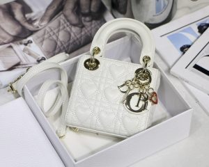 Dior ディオール LADY DIOR バッグ 12*10.2*5cm