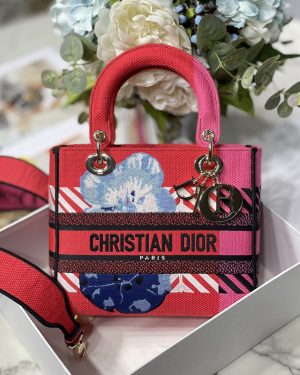 Dior ディオール LADY D-LITE ミディアムバッグ 24*20*11cm