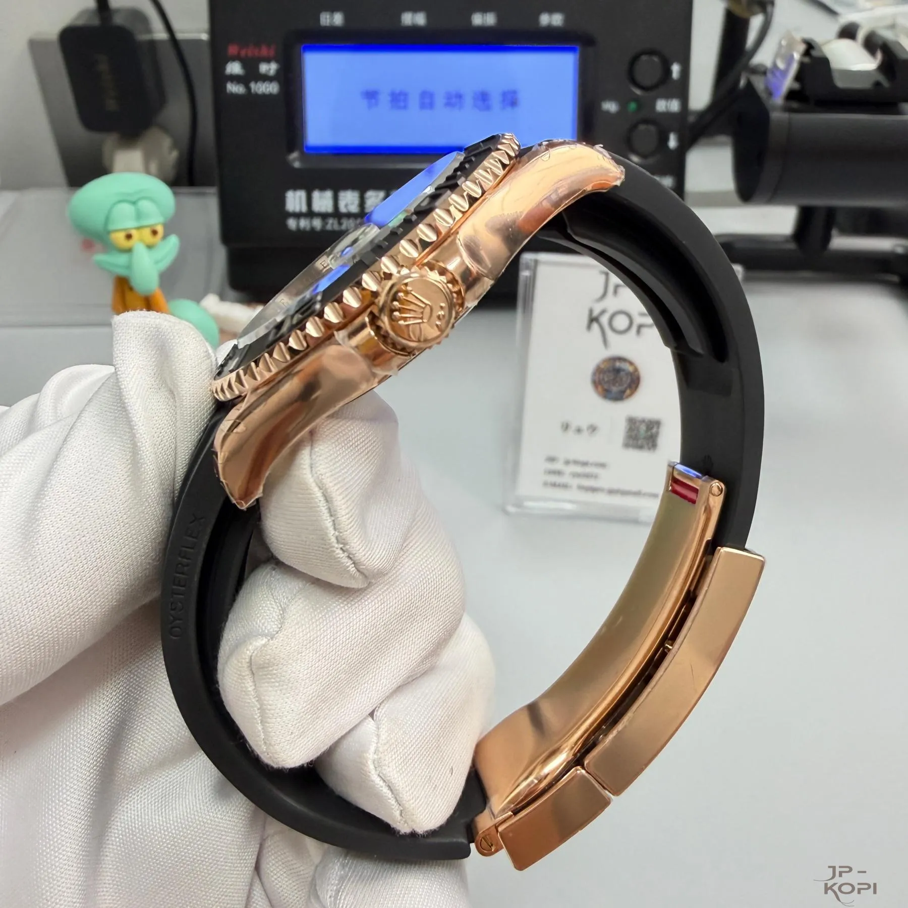 ロレックス ヨットマスター40 126655|エバーローズゴールド ブラックダイアル 丹東Cal.3235【VS工場製】 - 画像 (6)
