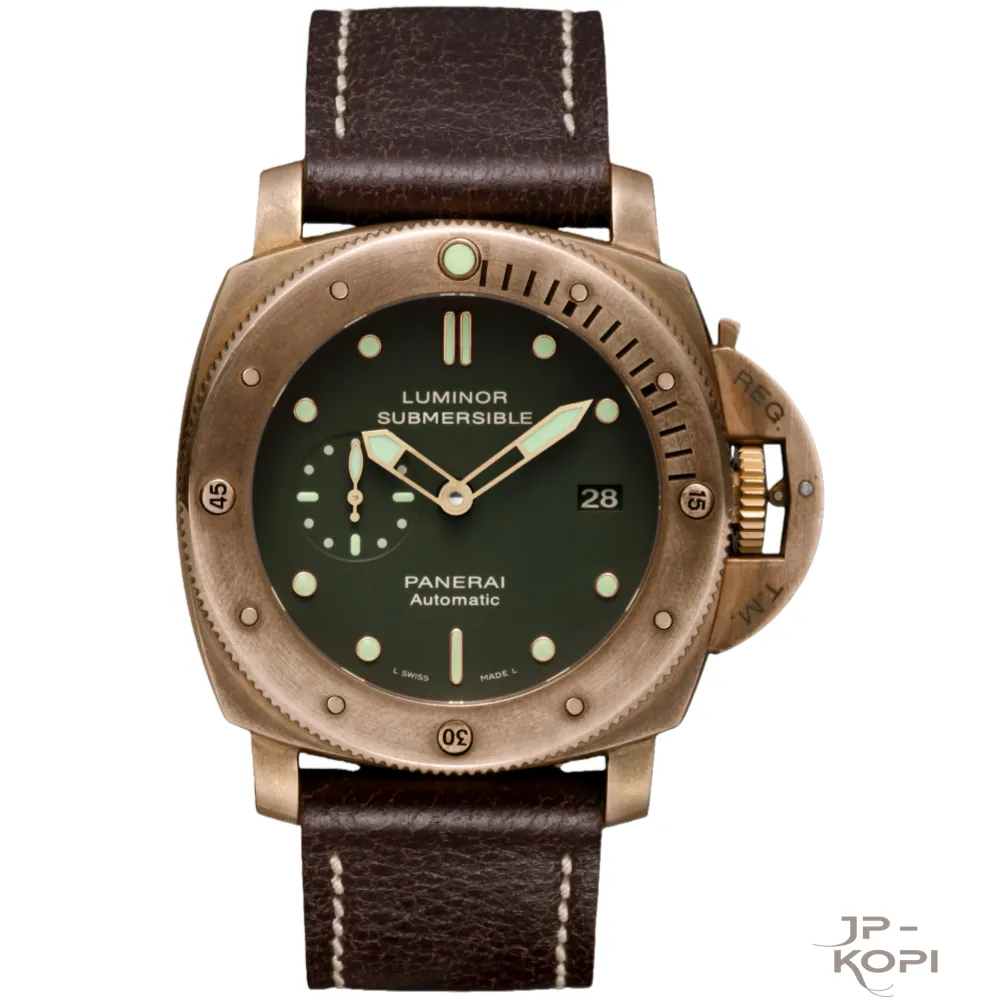 パネライ サブマーシブル 1950 ブロンズ PAM00382|グリーンダイアル×47MM【VS工場製】
