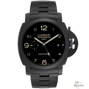 パネライ ルミノール1950 3デイズ GMT トゥットネロ PAM00438｜ブラックセラミック×45MM【VS工場製高品質モデル】