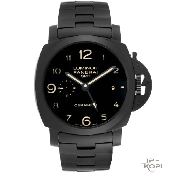 パネライ ルミノール1950 3デイズ GMT トゥットネロ PAM00438｜ブラックセラミック×45MM【VS工場製高品質モデル】