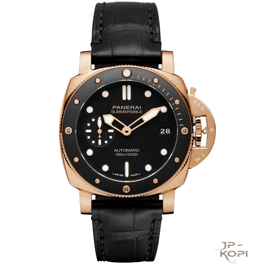 パネライ サブマーシブル PAM00974|ゴールドテック×ブラック 42MM【VS工場製高品質モデル】