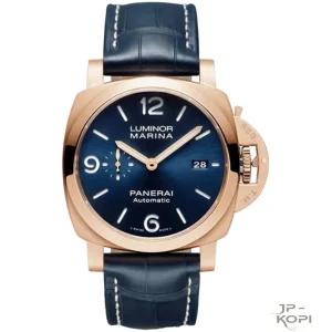 パネライ ルミノール マリーナ ゴールドテック PAM01112｜ブルー文字盤×44mm【VS工場製高品質腕時計】