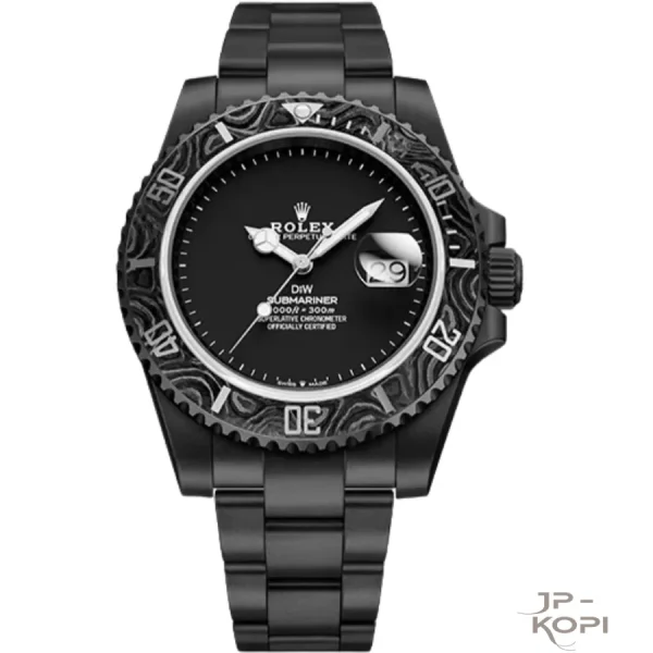 DIW × ロレックス サブマリーナー GHOST Stealth｜DLCブラックの究極ステルスモデル【VS工場製】