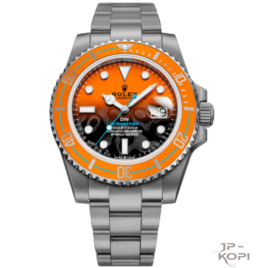 DIW × ロレックス サブマリーナー Persimmon パーシモ オレンジからブラックへのグラデーションダイヤル【VS工場出品】