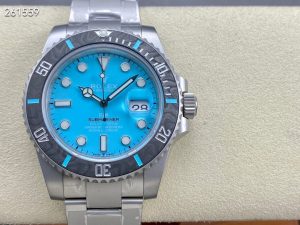 ロレックス サブマリーナー DIW カーボンファイバー × セラミック ターコイズ 40mm 【VS工場出品】