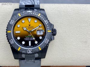 ロレックス サブマリーナー DIW カーボンファイバー グラデーションイエロー 40mm 【VS工場出品】