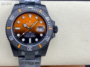ロレックス サブマリーナー DIW カーボンファイバー グラデーションオレンジ 40mm 【VS工場出品】
