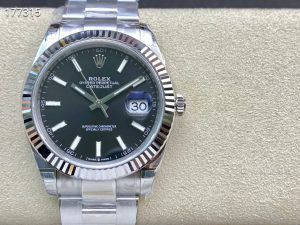 ロレックス デイトジャスト 126334-0017 ブラック オイスターブレス 41mm【VS工場出品】