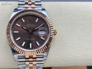 ロレックス デイトジャスト 126331-0002 チョコレート ジュビリーブレス 41mm【VS工場出品】