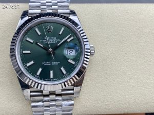 ロレックス デイトジャスト 126334-0028 グリーン ジュビリーブレス 41mm【VS工場出品】