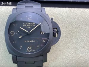 パネライ ルミノール1950 ３デイズ GMT トゥットネロ PAM00438 44mm【VS工場出品】