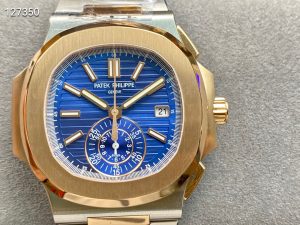 パテック・フィリップ ノーチラス クロノグラフ 5980/1AR-001 ブルー 44mm【3K工場出品】