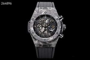 ウブロ HUBLOT ビッグバン カーボンファイバー ブラック 45mm【HB工場出品】
