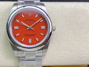 ロレックス オイスターパーペチュアル 124300 41mm レッド【SK工場出品】