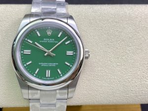ロレックス オイスターパーペチュアル 124300- 41mm グリーン【SK工場出品】