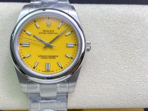 ロレックス オイスターパーペチュアル 124300 41mm イエロー【SK工場出品】