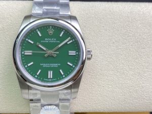 ロレックス オイスターパーペチュアル 126000 36mm グリーン【SK工場出品】