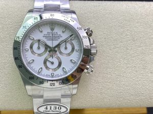 ロレックス デイトナ 116520 ホワイト ムーブメント4130【Clean工場出品】