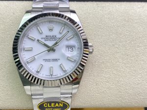 ロレックス デイトジャスト 41 126334-0009ホワイト オイスターブレス【Clean工場出品】