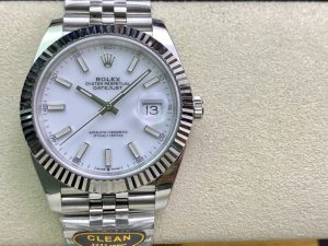ロレックス デイトジャスト 41 126334-0010ホワイト ジュビリーブレス【Clean工場出品】