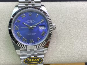 ロレックス デイトジャスト 41 126334-0026ブルー ローマ ジュビリーブレス【Clean工場出品】
