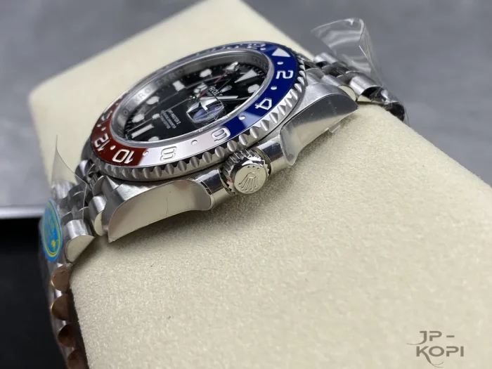 ロレックス GMTマスターII 126710BLRO-0001 レッド×ブルー ジュビリーブレス 丹東Cal.3285【CLEAN工場出品】 - 画像 (6)