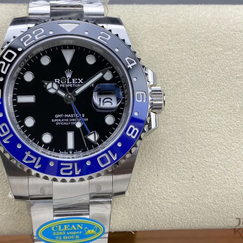 ロレックス GMTマスター II 126710BLRO-0002 レッド×ブルー オイスターブレスレット 丹東Cal.3285【CLEAN工場出品】