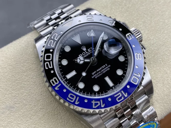 ロレックス GMTマスター II 126710BLNR-0002 ブラック×ブルー ジュビリーブレスレット 丹東Cal.3285【CLEAN工場出品】 - 画像 (2)